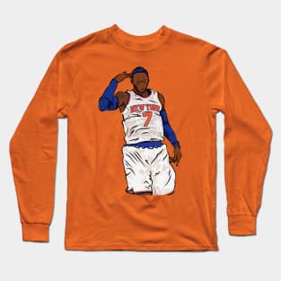 Carmelo Anthony Celebration Sketch Long Sleeve T-Shirt